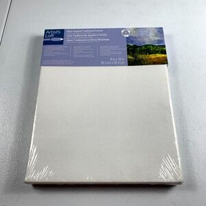 Artist's Loft Back-Stapled Traditional Canvas 8x10" 100% Cotton Archival Quality